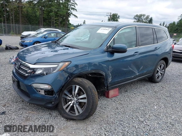 2018 Honda Pilot EX-L z VIN 5FNYF6H51JB031474, wystawiony jako IAAI lot #42584841 z przebiegiem 91 232 mil mil oraz . Historia ofert i sprzedaży dostępna na DreamBid. Obrazek 2.
