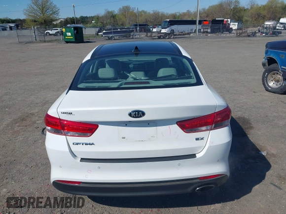 2016 Kia Optima EX with VIN 5XXGU4L35GG098080, listed as a IAAI auction lot 41994612 with 86,646 mi miles and . Bid and sale history available at carsss.com. Image 16.