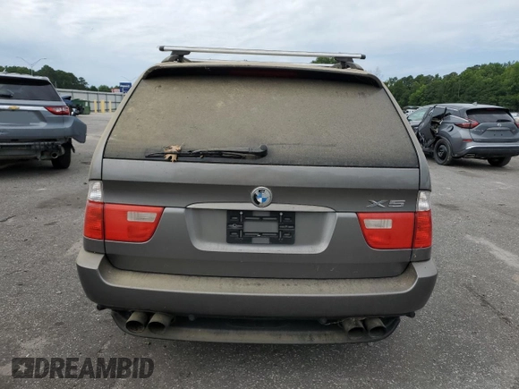 2006 BMW X5 4.4i with VIN 5UXFB53586LV24236, listed as a Copart auction lot 61552494 with 176,776 mi miles and Non Repairable. Bid and sale history available at carsss.com. Image 6.
