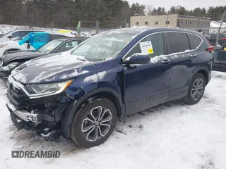 2020 Honda CR-V EX with VIN 2HKRW2H56LH647351, listed as a IAAI auction lot 41565925 with 43,414 mi miles. Bid and sale history available at carsss.com. Image 2.