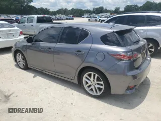 2015 Lexus CT 200h with VIN JTHKD5BH9F2218043, listed as a Copart auction lot 64250315 with 120,001 mi miles and Salvage title. Bid and sale history available at DreamBid. Image 2.