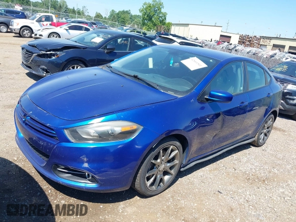 2013 Dodge Dart SXT with VIN 1C3CDFBA3DD340093, listed as a IAAI auction lot 42661541 with 158,406 mi miles and . Bid and sale history available at DreamBid. Image 2.