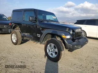 2018 Jeep Wrangler Sport S with VIN 1C4GJXAG4JW161238, listed as a Copart auction lot 42448695 with 87,003 mi miles and Salvage title. Bid and sale history available at DreamBid. Image 4.