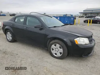 2010 Dodge Avenger SXT with VIN 1B3CC4FB7AN131405, listed as a Copart auction lot 46042455 with Not provided miles and Salvage title. Bid and sale history available at DreamBid. Image 4.