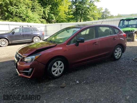 2016 Subaru Impreza 2.0i with VIN JF1GPAA6XG8217141, listed as a Copart auction lot 61373875 with 47,806 mi miles and Salvage title. Bid and sale history available at DreamBid. Image 1.