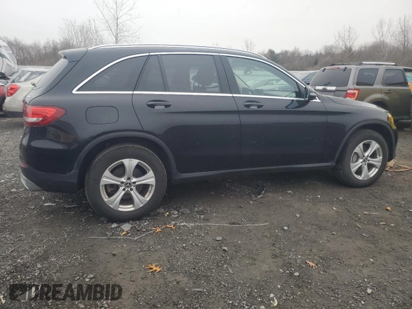 2018 Mercedes-Benz GLC with VIN WDC0G4KB4JV091533, listed as a Copart auction lot 51199755 with 33,567 mi miles and Salvage Title. Bid and sale history available at carsss.com. Image 3.