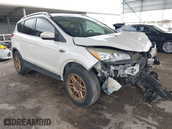 2015 Ford Escape Titanium z VIN 1FMCU0J91FUA27610, wystawiony jako IAAI lot #42095995 z przebiegiem 122 521 mil mil oraz . Historia ofert i sprzedaży dostępna na DreamBid. Obrazek 1.