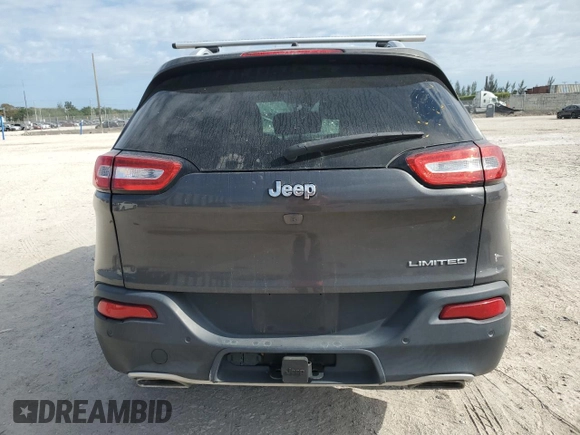 2016 Jeep Cherokee Limited with VIN 1C4PJLDS9GW275138, listed as a Copart auction lot 52558715 with 82,131 mi miles and Salvage Title. Bid and sale history available at carsss.com. Image 6.