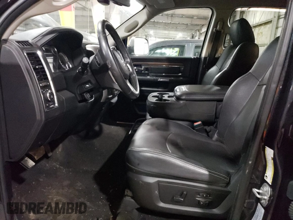 2017 Ram 2500 Laramie with VIN 3C6UR5FL9HG615781, listed as a Copart auction lot 75595173 with 0 mi miles and Salvage Title. Bid and sale history available at carsss.com. Image 7.