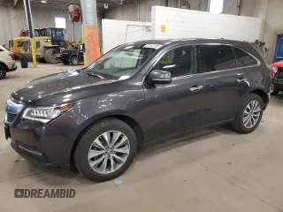 2014 Acura MDX Tech Pkg with VIN 5FRYD4H45EB028762, listed as a Copart auction lot 52943195 with 86,249 mi miles and Salvage Title. Bid and sale history available at carsss.com. Image 1.