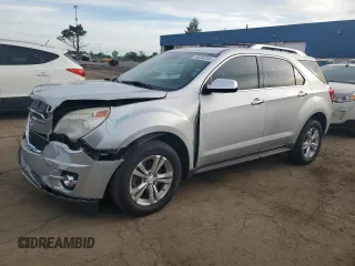 2013 Chevrolet Equinox LTZ z VIN 2GNFLGEK9D6121117, wystawiony jako Copart lot #58035255 z przebiegiem 106 119 mil mil oraz Szkoda całkowita • Salvage title. Historia ofert i sprzedaży dostępna na DreamBid. Obrazek 1.
