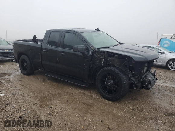 2021 Chevrolet Silverado 1500 Custom with VIN 1GCRWBEK6MZ254003, listed as a Copart auction lot 42104045 with 52,684 mi miles and Salvage Title. Bid and sale history available at DreamBid. Image 4.