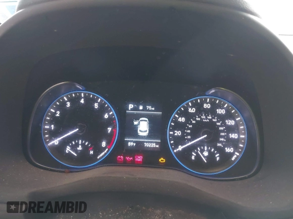 2019 Hyundai Kona SE with VIN KM8K1CAA0KU371164, listed as a IAAI auction lot 42090955 with 70,225 mi miles and . Bid and sale history available at carsss.com. Image 7.