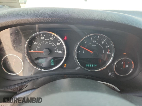 2016 Jeep Wrangler Black Bear with VIN 1C4AJWAG5GL151537, listed as a Copart auction lot 62665455 with 93,537 mi miles and Salvage title. Bid and sale history available at DreamBid. Image 9.