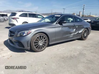 2022 Mercedes-Benz C 300 with VIN W1KWJ8DB7NG113854, listed as a Copart auction lot 47461385 with 45,141 mi miles and Salvage Title. Bid and sale history available at DreamBid. Image 1.