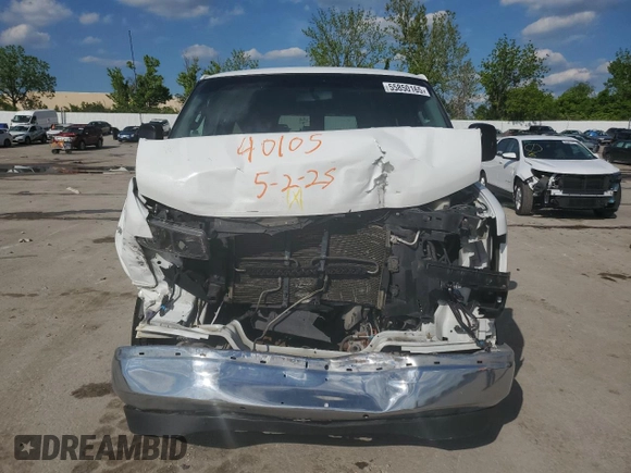 2017 Chevrolet Express Passenger LT with VIN 1GAZGPFGXH1278581, listed as a Copart auction lot 55850165 with Not provided miles and Salvage title. Bid and sale history available at DreamBid. Image 5.