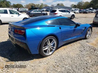 2014 Chevrolet Corvette Z51 3LT with VIN 1G1YM2D77E5105731, listed as a Copart auction lot 50523975 with 56,229 mi miles and Clean title. Bid and sale history available at DreamBid. Image 3.