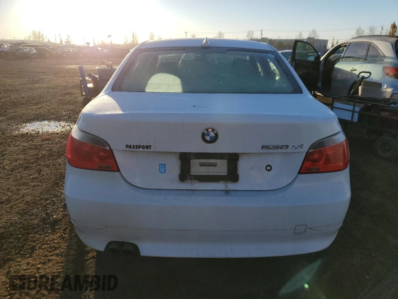 2007 BMW 5 Series 530xi with VIN WBANF73567CU24969, listed as a Copart auction lot 77859734 with 251,508 mi miles and Salvage Title. Bid and sale history available at carsss.com. Image 6.