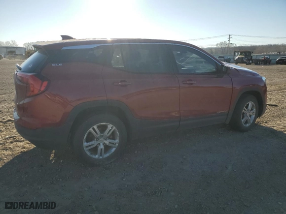 2018 GMC Terrain SLE with VIN 3GKALMEV5JL343273, listed as a Copart auction lot 49296295 with 102,825 mi miles and Salvage Title. Bid and sale history available at carsss.com. Image 3.