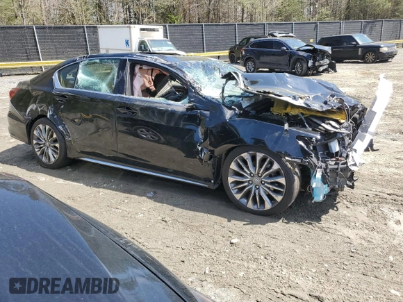 2018 Acura RLX Technology z VIN JH4KC1F57JC001444, wystawiony jako Copart lot #52251545 z przebiegiem Nie podano mil oraz Szkoda całkowita • Salvage title. Historia ofert i sprzedaży dostępna na DreamBid. Obrazek 4.