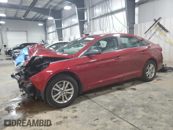 2015 Hyundai Sonata 2.4L SE with VIN 5NPE24AF7FH151276, listed as a Copart auction lot 52746245 with 132,877 mi miles and Salvage Title. Bid and sale history available at carsss.com. Image 1.