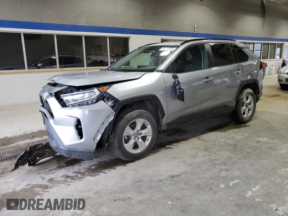 2019 Toyota RAV4 XLE with VIN 2T3P1RFV4KW042785, listed as a Copart auction lot 53110825 with 70,533 mi miles and Salvage Title. Bid and sale history available at DreamBid. Image 1.