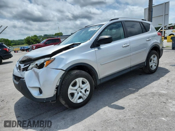 2014 Toyota RAV4 LE with VIN 2T3ZFREV3EW107626, listed as a Copart auction lot 61142985 with 141,094 mi miles and Salvage title. Bid and sale history available at DreamBid. Image 1.