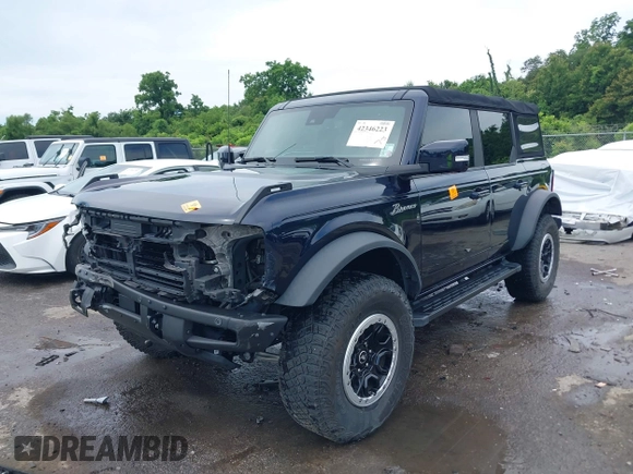 2021 Ford Bronco z VIN 1FMEE5DP2MLA89419, wystawiony jako IAAI lot #42346223 z przebiegiem Nie podano mil oraz . Historia ofert i sprzedaży dostępna na DreamBid. Obrazek 18.