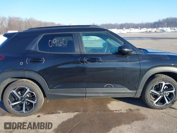 2023 Chevrolet TrailBlazer RS with VIN KL79MTSL4PB126703, listed as a IAAI auction lot 41317288 with 40,435 mi miles and . Bid and sale history available at DreamBid. Image 13.