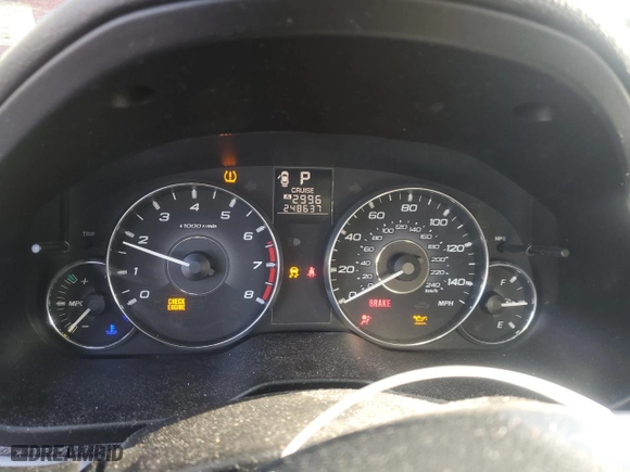 2012 Subaru Legacy 2.5i with VIN 4S3BMBA64C3011131, listed as a Copart auction lot 50500465 with 248,637 mi miles and Clean Title. Bid and sale history available at carsss.com. Image 9.