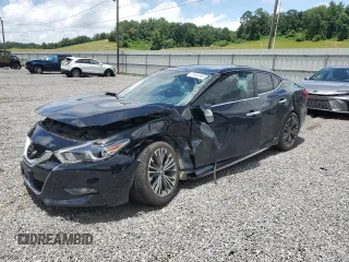 2017 Nissan Maxima Platinum with VIN 1N4AA6APXHC417917, listed as a Copart auction lot 61005785 with 103,836 mi miles and Salvage title. Bid and sale history available at DreamBid. Image 1.