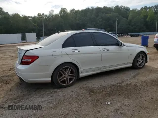 2012 Mercedes-Benz C 350 Sport with VIN WDDGF5HB5CR202063, listed as a Copart auction lot 71667944 with 138,507 mi miles and Salvage Title. Bid and sale history available at DreamBid. Image 3.