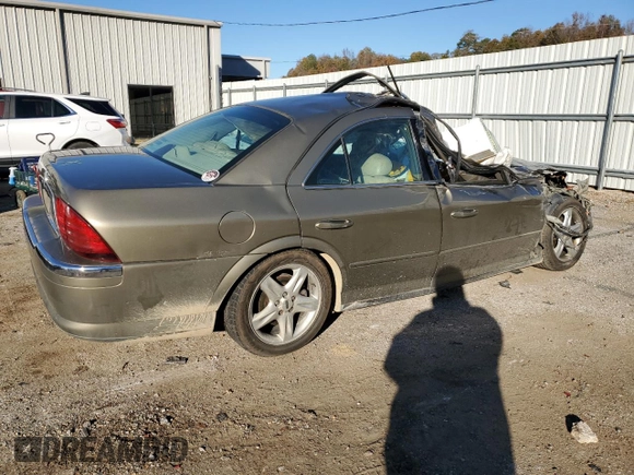 2002 Lincoln LS w/Base with VIN 1LNHM87A92Y675995, listed as a Copart auction lot 83323394 with Not Provided miles and Salvage Title. Bid and sale history available at carsss.com. Image 3.