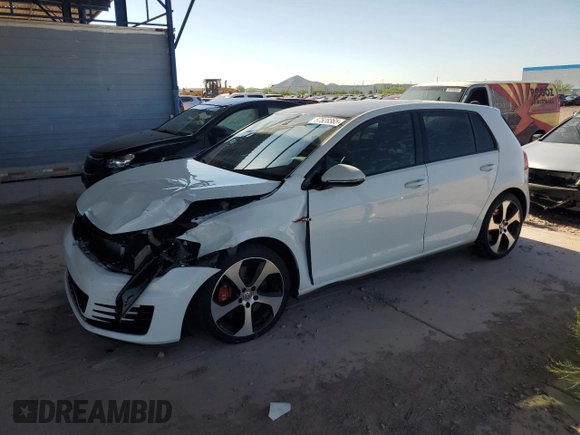 2017 Volkswagen GTI S z VIN 3VW547AU4HM073477, wystawiony jako Copart lot #57528365 z przebiegiem 99 954 mil mil oraz Szkoda całkowita • Salvage title. Historia ofert i sprzedaży dostępna na DreamBid. Obrazek 1.