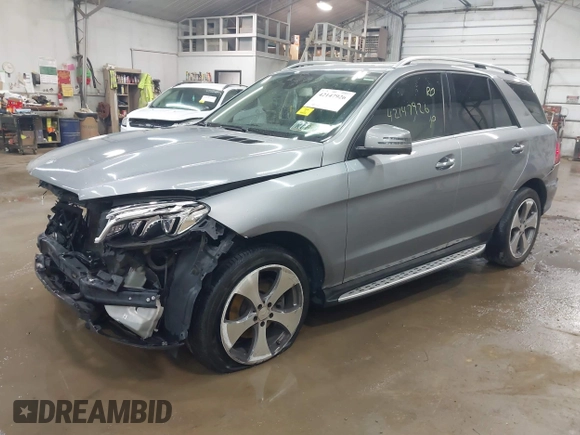 2016 Mercedes-Benz GLE 350 with VIN 4JGDA5HB2GA766460, listed as a IAAI auction lot 42147926 with 145,924 mi miles and . Bid and sale history available at DreamBid. Image 2.