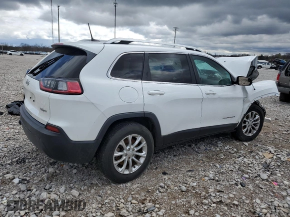 2019 Jeep Cherokee Latitude with VIN 1C4PJMCB4KD367480, listed as a Copart auction lot 49639655 with 54,508 mi miles and Salvage title. Bid and sale history available at DreamBid. Image 3.