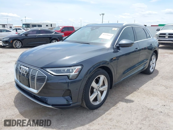 2019 Audi e-tron Premium Plus with VIN WA1LABGE6KB012565, listed as a IAAI auction lot 42220663 with 48,804 mi miles and . Bid and sale history available at DreamBid. Image 19.