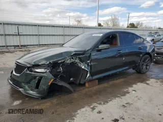 2020 Cadillac CT5 Sport with VIN 1G6DU5RK4L0147873, listed as a Copart auction lot 46936385 with 32,757 mi miles and Salvage Title. Bid and sale history available at carsss.com. Image 1.