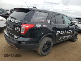 2015 Ford Utility Police Interceptor with VIN 1FM5K8AR2FGB62171, listed as a Copart auction lot 68661844 with 149,473 mi miles and Salvage Title. Bid and sale history available at carsss.com. Image 3.