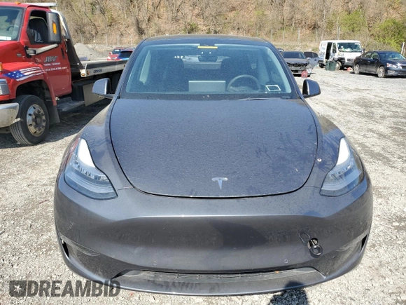2021 Tesla Model Y Long Range with VIN 5YJYGDEE9MF119974, listed as a Copart auction lot 53794025 with 66,411 mi miles and Salvage Title. Bid and sale history available at DreamBid. Image 5.