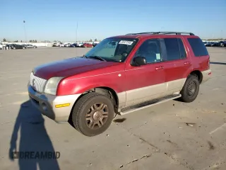 2004 Mercury Mountaineer Convenience with VIN 4M2ZU86E44UJ24522, listed as a Copart auction lot 50427595 with 195,544 mi miles and Salvage Title. Bid and sale history available at carsss.com. Image 1.