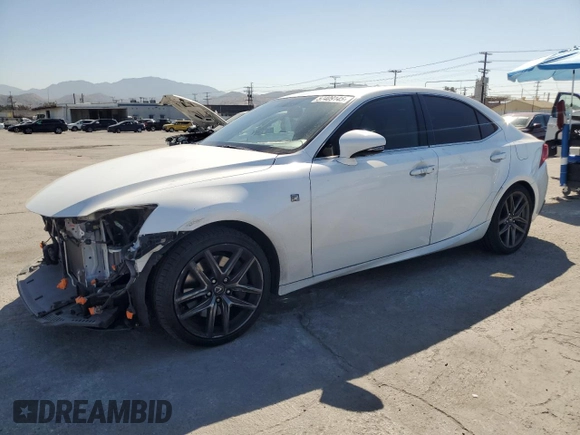 2016 Lexus IS 200t with VIN JTHBA1D2XG5009355, listed as a Copart auction lot 57409145 with 79,531 mi miles and Salvage title. Bid and sale history available at DreamBid. Image 1.