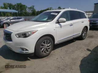 2014 Infiniti QX60 с VIN 5N1AL0MM5EC505896, выставлен на аукционе Copart как лот 59130605 с пробегом 136 739 миль миль и Списание • Salvage title. История ставок и продаж доступна на DreamBid. Изображение 1.