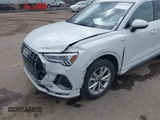 2023 Audi Q3 S line Premium with VIN WA1DECF30P1127433, listed as a IAAI auction lot 41969209 with 40,357 mi miles and . Bid and sale history available at DreamBid. Image 6.