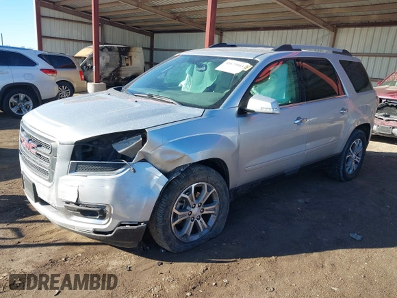 2014 GMC Acadia SLT with VIN 1GKKRRKD8EJ204036, listed as a IAAI auction lot 41673944 with 180,931 mi miles. Bid and sale history available at carsss.com. Image 2.