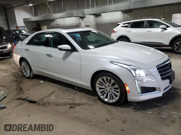 2015 Cadillac CTS Luxury AWD with VIN 1G6AX5SX8F0117862, listed as a Copart auction lot 50394875 with 74,696 mi miles and Clean title. Bid and sale history available at DreamBid. Image 4.