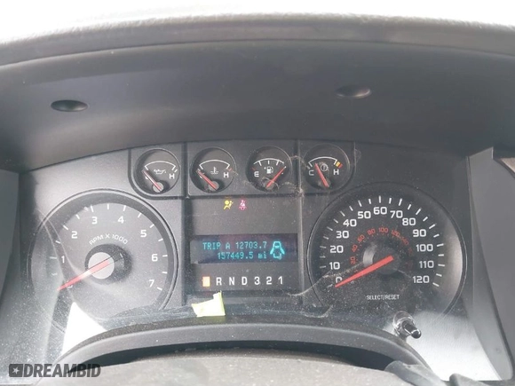 2010 Ford F-150 XL with VIN 1FTEX1E88AKE76184, listed as a IAAI auction lot 41715520 with 157,449 mi miles. Bid and sale history available at carsss.com. Image 7.
