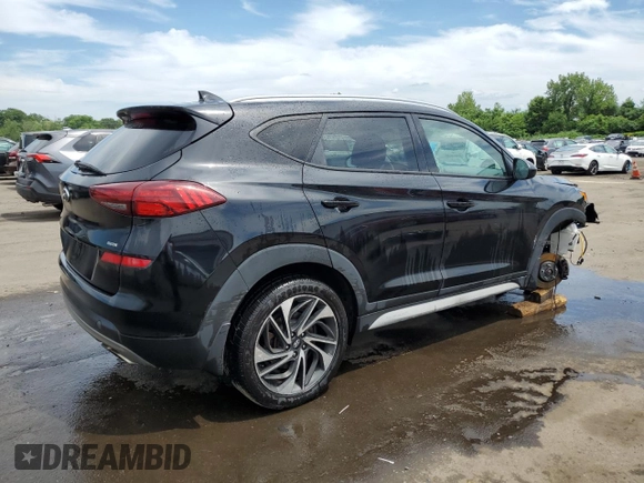 2020 Hyundai Tucson Ultimate with VIN KM8J3CALXLU280153, listed as a Copart auction lot 63006085 with 68,770 mi miles and Salvage title. Bid and sale history available at DreamBid. Image 3.