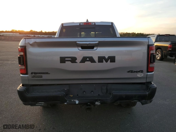 2019 Ram 1500 Rebel with VIN 1C6SRFLT2KN698535, listed as a Copart auction lot 81854214 with 61,586 mi miles and Clean Title. Bid and sale history available at carsss.com. Image 6.