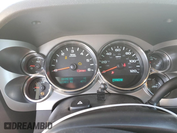 2013 Chevrolet Silverado 1500 LT with VIN 3GCPKSE72DG230652, listed as a Copart auction lot 83632464 with 121,411 mi miles and Salvage Title. Bid and sale history available at DreamBid. Image 9.